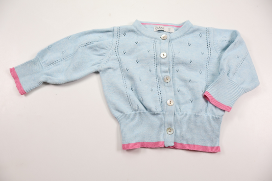 Knitted cardigan from Cubus - Size 62 - Blue