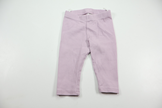 Ribbed trousers from H&M - Size 74 - Purple