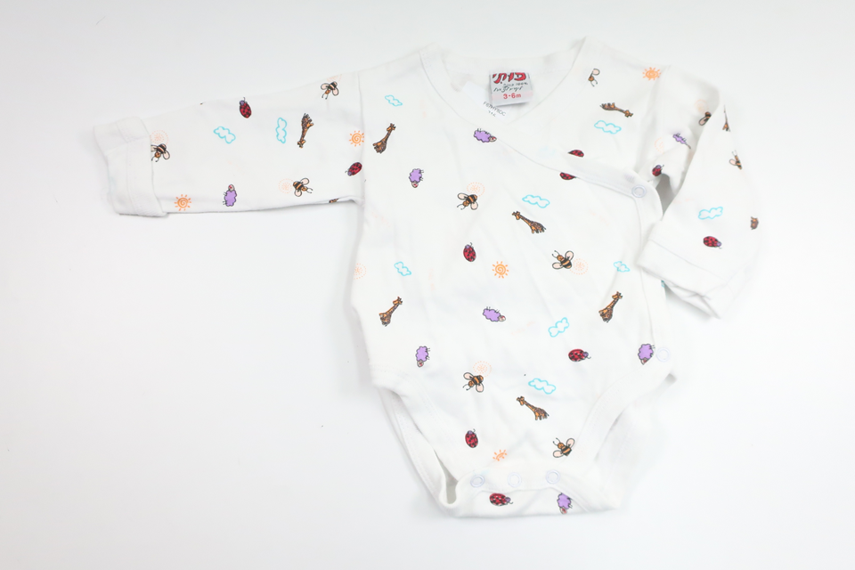 Wrap bodysuit from Unknown - Size 62/68 - White