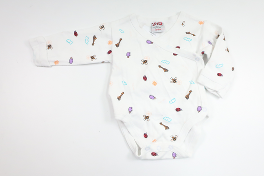 Wrap bodysuit from Unknown - Size 62/68 - White
