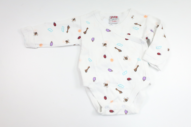 Wrap bodysuit from Unknown - Size 62/68 - White