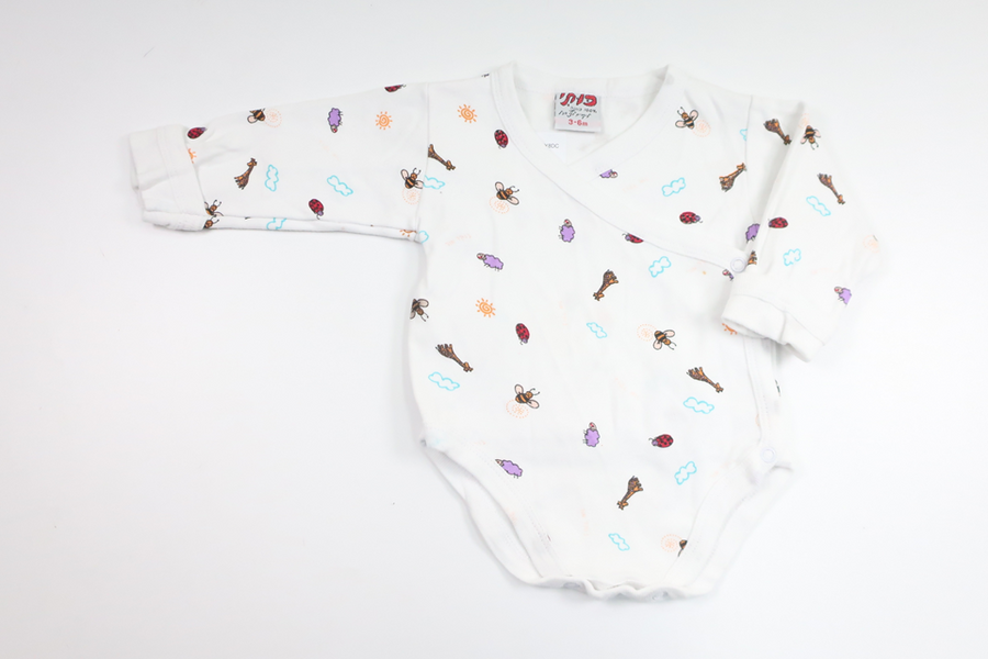 Wrap bodysuit from Unknown - Size 62/68 - White