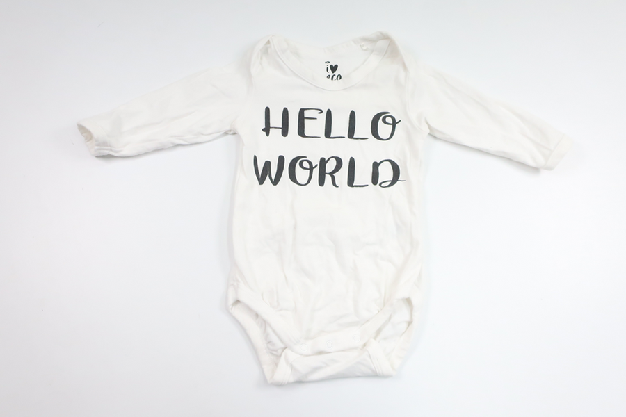 Bodysuit from ICA I Love Eco - Size 62 - White