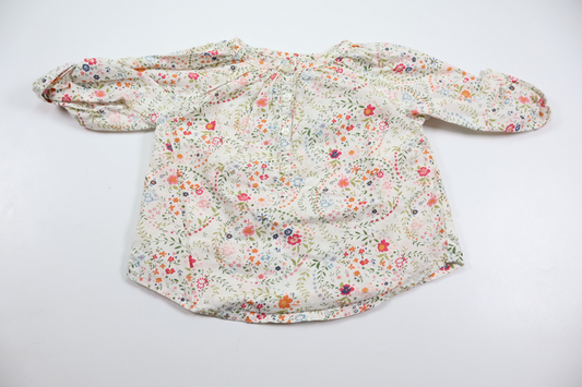 Floral blouse from H&amp;M - Size 68 - White