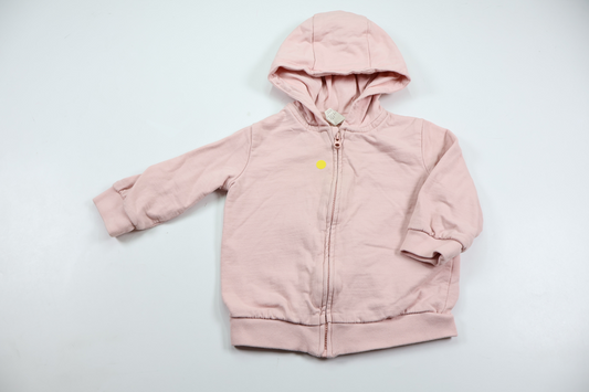 Hooded jacket from H&amp;M - Size 74 - Pink