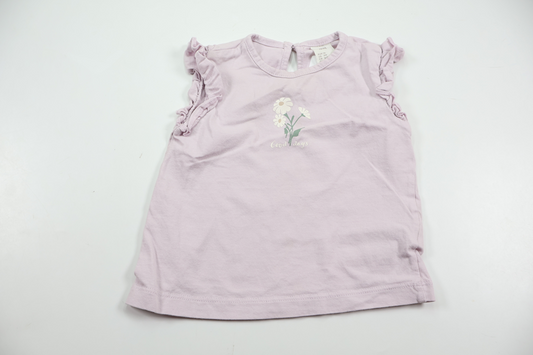 Top from H&M - Size 74 - Purple