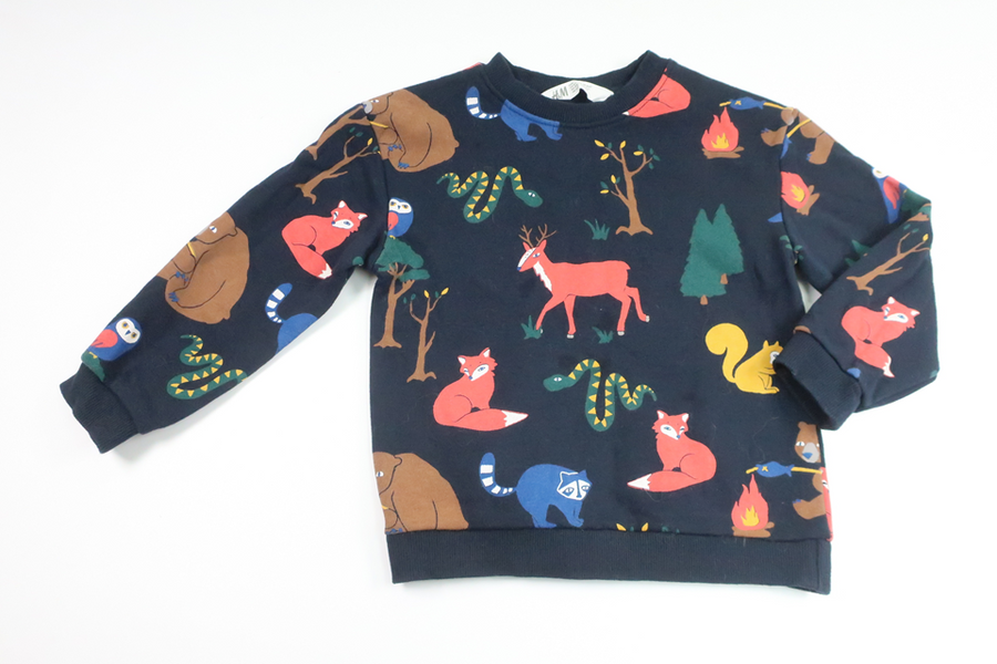 Sweatshirt from H&M - Size 98/104 - Navy blue