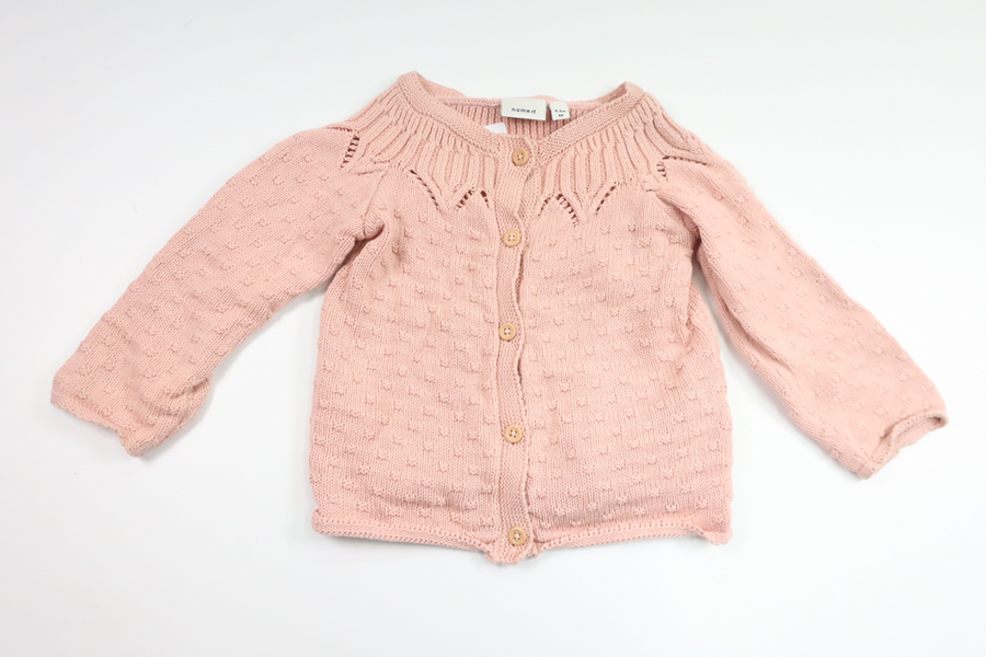 Knitted cardigan from Name It - Size 68 - Pink