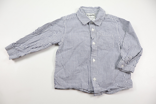 Striped shirt from COPE - Size 86 - Blue