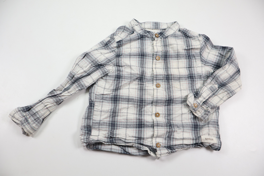 Checked shirt from Newbie - Size 92 - Blue