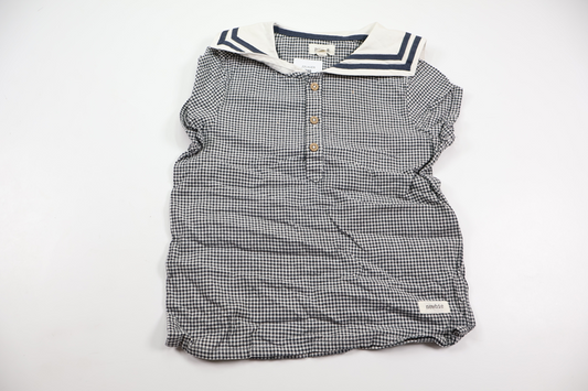 Sailor-inspired sweater from Newbie - Size 104 - Navy blue
