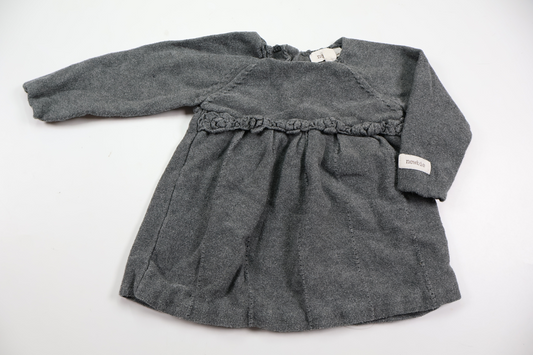 Knitted dress from Newbie - Size 62 - Grey