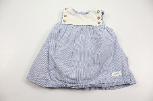 Dress with matching diaper cover from Newbie - Size 62 - Blue