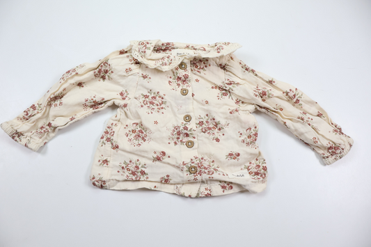 Floral blouse from Newbie - Size 62 - Off-white