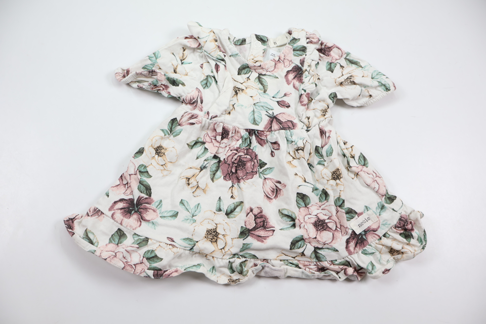 Floral dress from Newbie - Size 62 - White