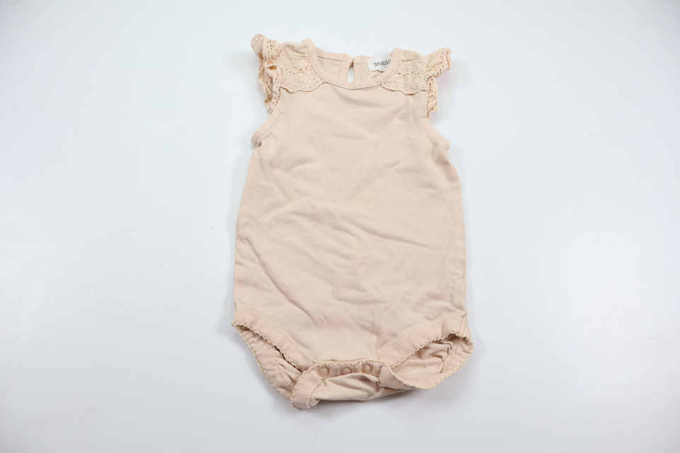 Linen bodysuit from Newbie - Size 68 - Pink