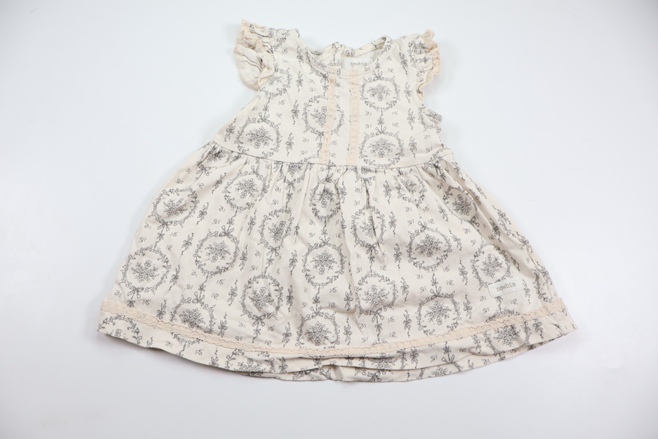 Floral dress from Newbie - Size 74 - White