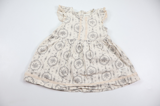 Floral dress from Newbie - Size 74 - White