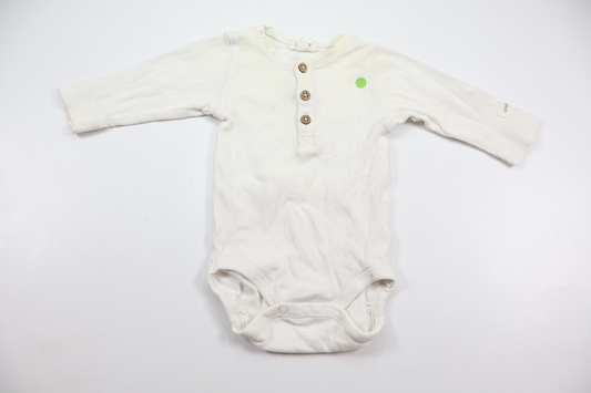 Ribbed bodysuit from Newbie - Size 62 - White