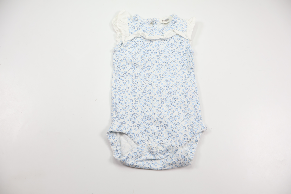 Linen bodysuit from Newbie - Size 62 - Blue