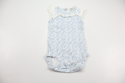 Linen bodysuit from Newbie - Size 62 - Blue