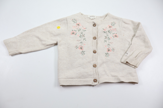 Knitted cardigan from Newbie - Size 74 - Beige