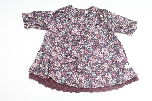Floral dress from Newbie - Size 62 - Purple