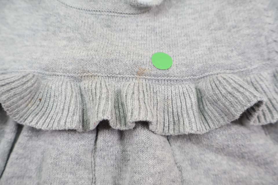 Knitted dress from Newbie - Size 74 - Grey