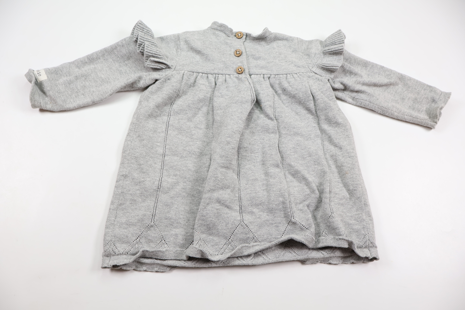 Knitted dress from Newbie - Size 74 - Grey