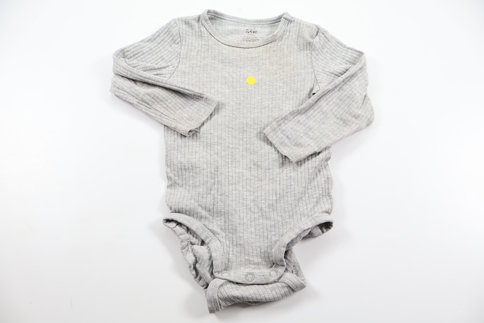 Ribbed bodysuit from H&M - Size 74 - Grey
