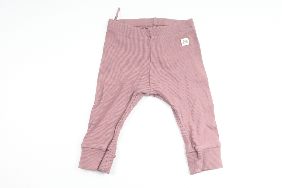 Ribbed trousers from Lindex - Size 62 - Purple