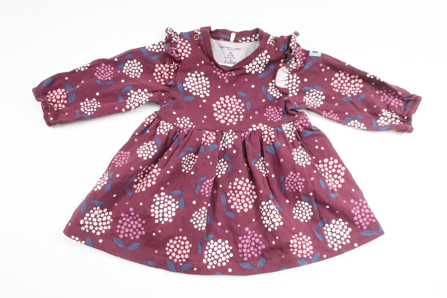Dress from Polarn o. Pyret - Size 56 - Burgundy