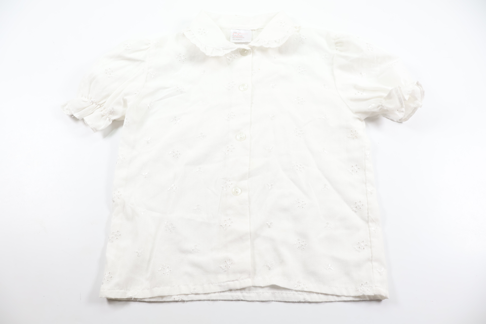 Embroidered shirt from Åhléns - Size 110 - White