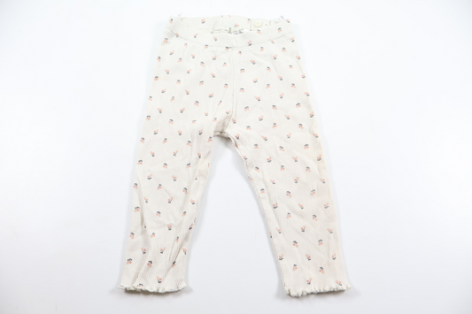 Ribbed trousers from H&M - Size 74 - Beige