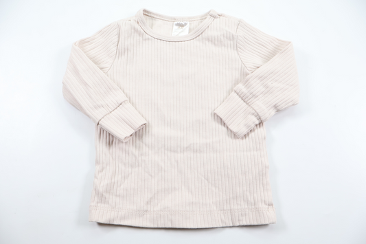 Ribbed sweater from H&M - Size 68 - Beige