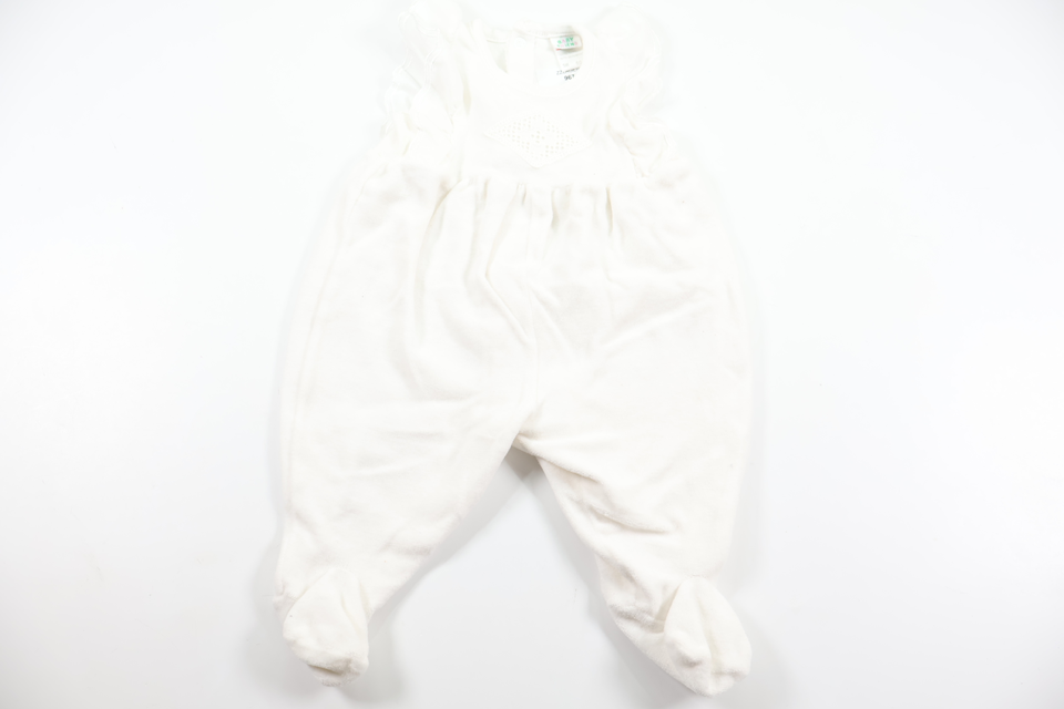 Fleece jumpsuit from Baby Friend - Size 56/62 - White
