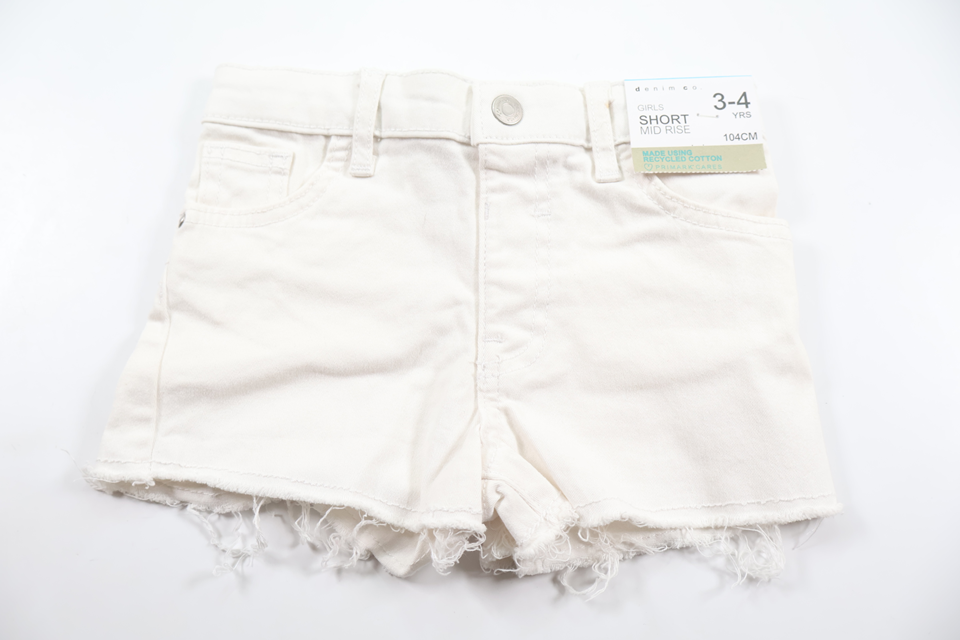 Denim shorts from Primark - Size 104 - White