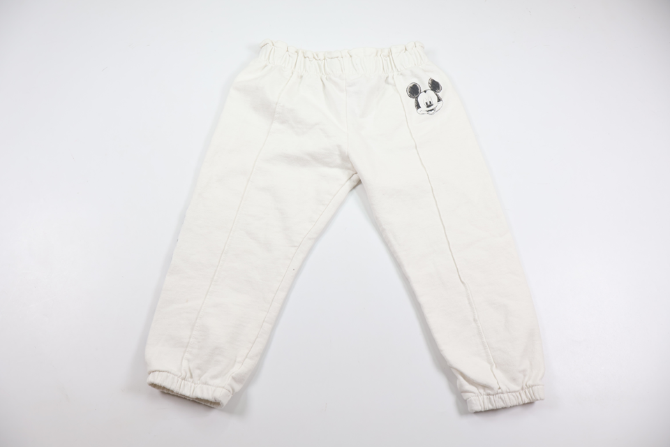 Pants with Mickey Mouse from LC Waikiki - Size 92/98 - White