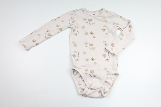 Bodysuit from H&M - Size 92 - Off-white