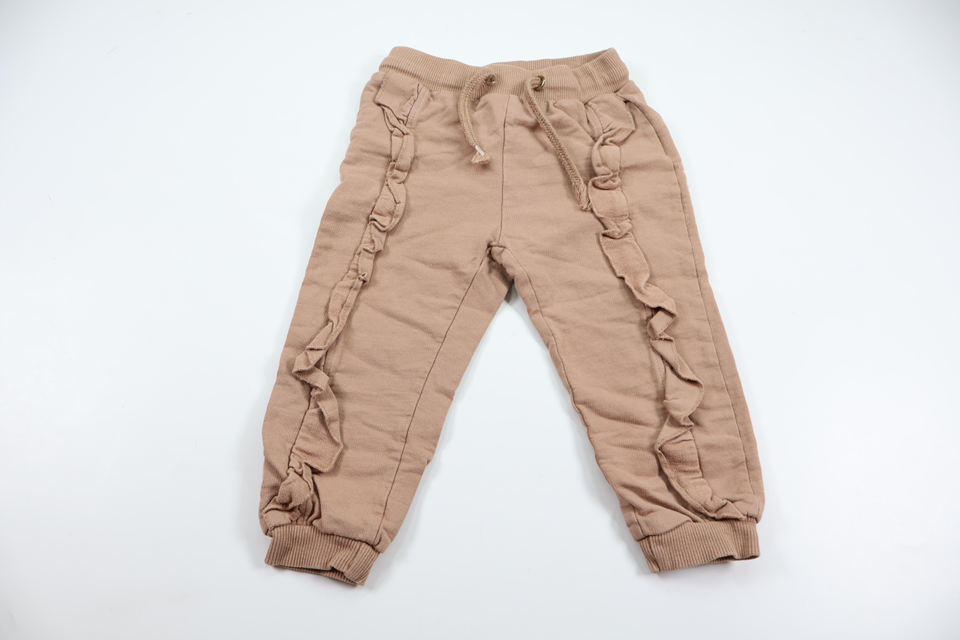 Pants with ruffles from So Cute - Size 86 - Beige