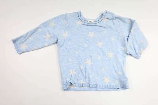 Knitted sweater from H&M - Size 68 - Blue