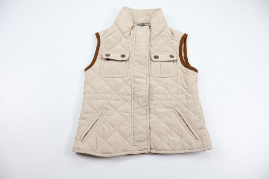 Quilted vest from Zara - Size 98 - Beige
