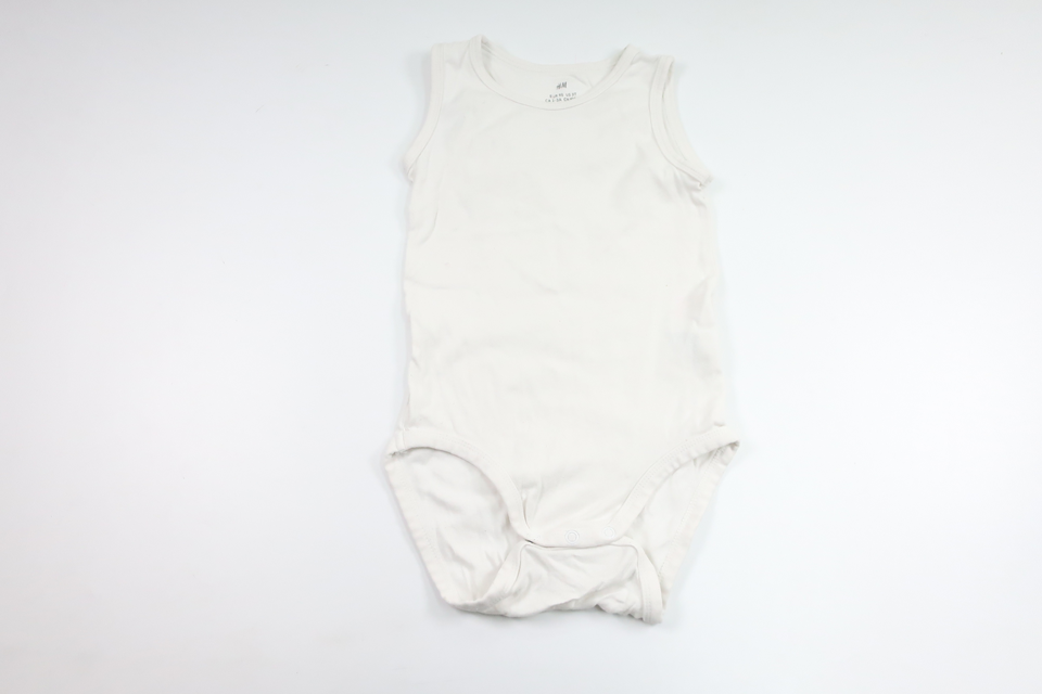 Linen bodysuit from H&amp;M - Size 98 - White