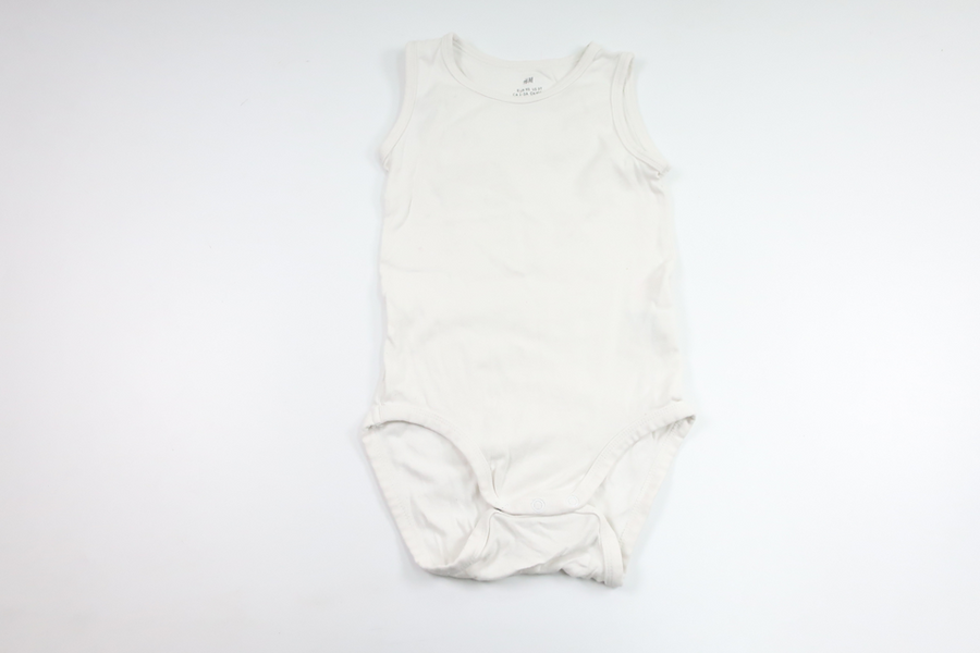 Linen bodysuit from H&amp;M - Size 98 - White