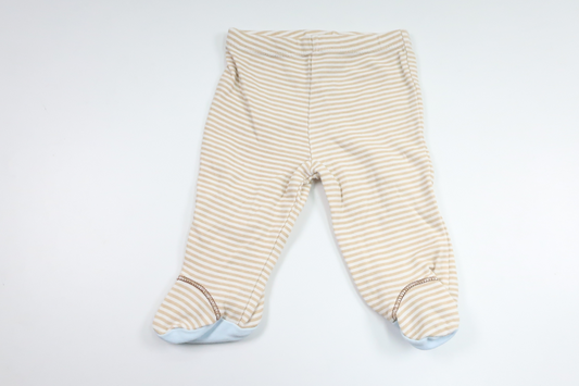 Striped pants from Unknown - Size 56/62 - Beige