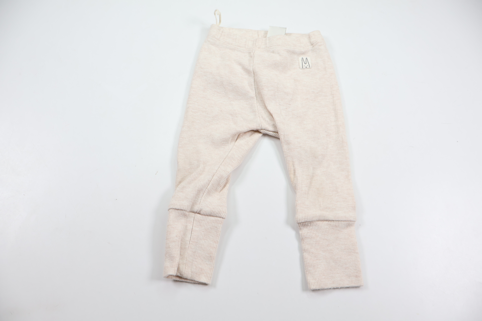 Ribbed trousers from Lindex - Size 62 - Off-white