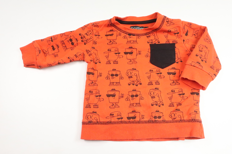 Sweatshirt from Pytteliten - Size 68 - Orange