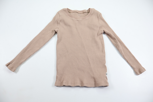 Ribbed sweater from Lindex - Size 104 - Beige