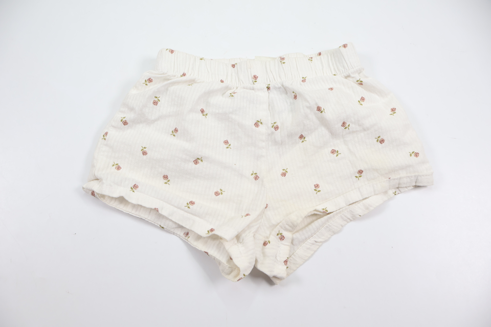 Floral shorts from H&amp;M - Size 74 - White