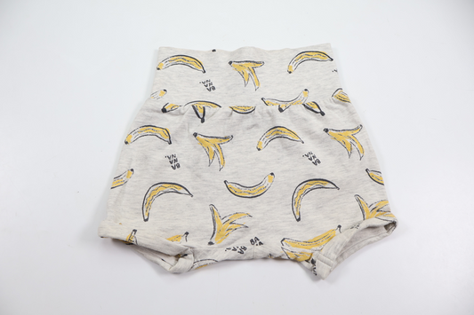 Shorts with bananas from H&M - Size 68 - Grey